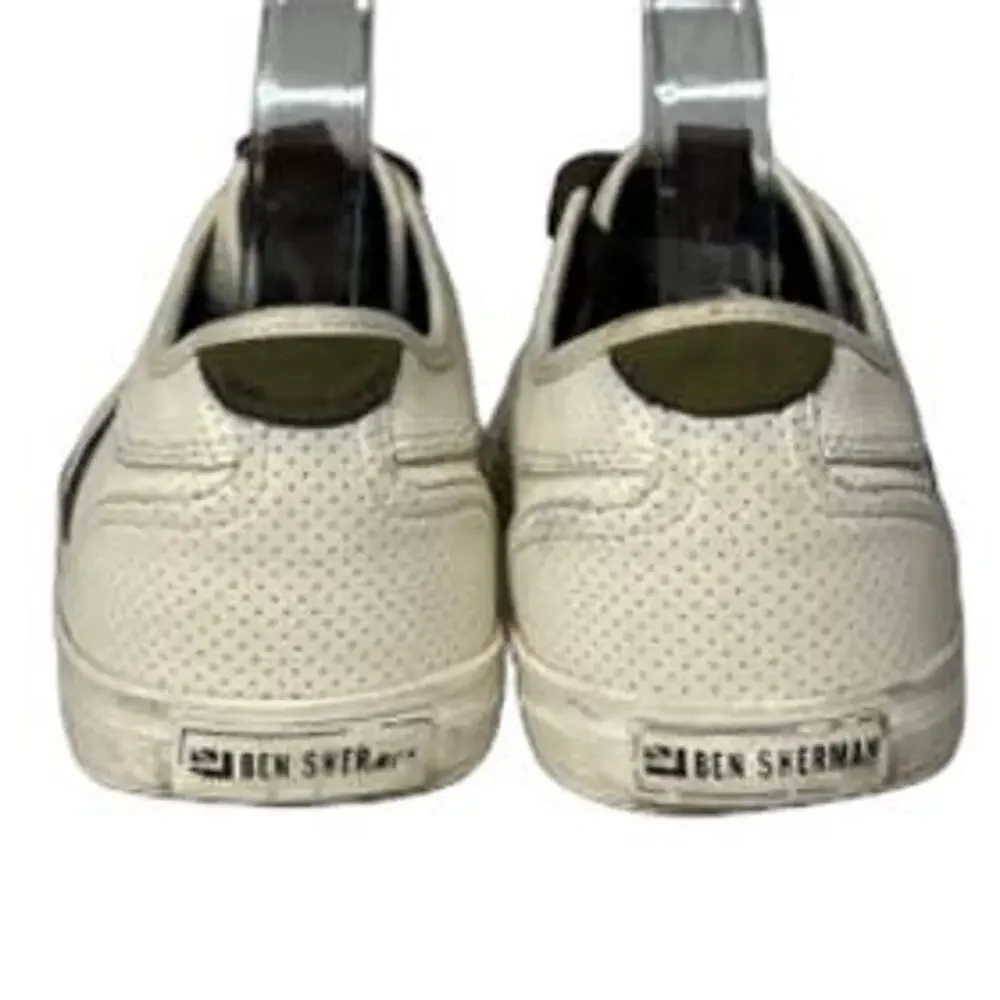 BEN SHERMAN Beige Sneakers Sz 10